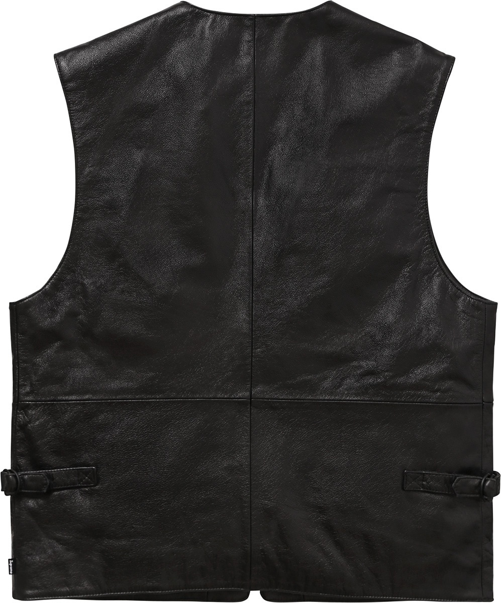 Leather Utility Vest view 5